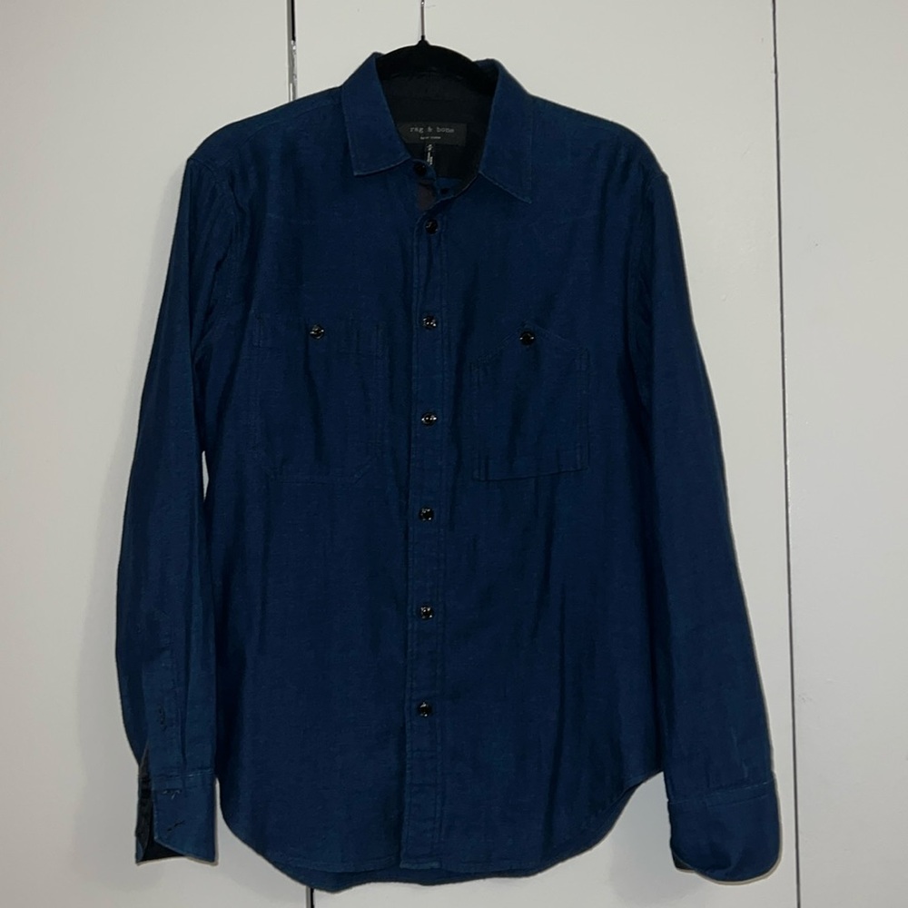 Men’s navy button down - Rag & Bone
